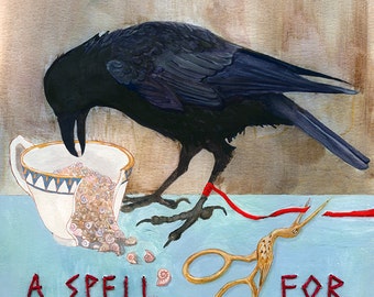 A Spell For Letting Go Print — Abacus Corvus