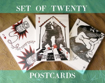 20 Postcard Set - Portable Fortitude