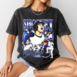 Shohei Ohtani Baseball T-Shirt: Game Day Unisex Tee Christmas Gift For Fan, 90s Bootleg Vintage Graphic, LA Baseball Fan, Retro Streetwear