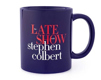 Taza de moda "El último show con Stephen Colbert 2026", b520RcTd