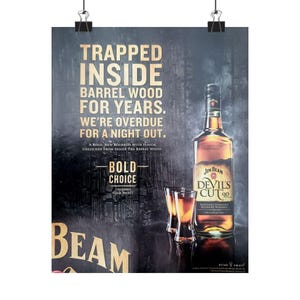 Whiskey-Themed Posters, Wall Art Decor, Bar Decor, Man Cave Sign, Home Bar Prints, Distillery Art