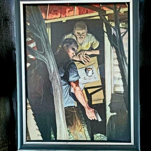 20x30 gerahmter Original Playboy Druck