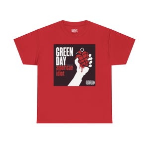 Green Day American Idiot Album T-Shirt, Music Band Tee, Rock Concert Shirt, Punk Rock Apparel, Graphic Tee for Men and Women