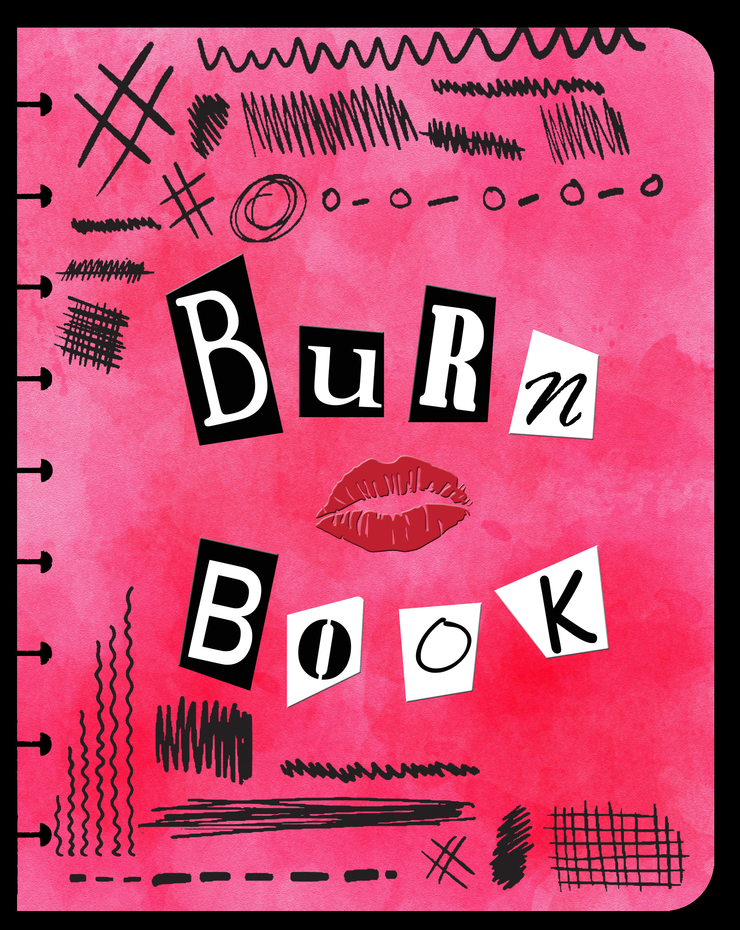 Burn Book PNG, Mean Girls Burn Book, Mean Girls Clipart, Digital, Movie  Clipart, the Plastics, Birthday Decor -  Israel