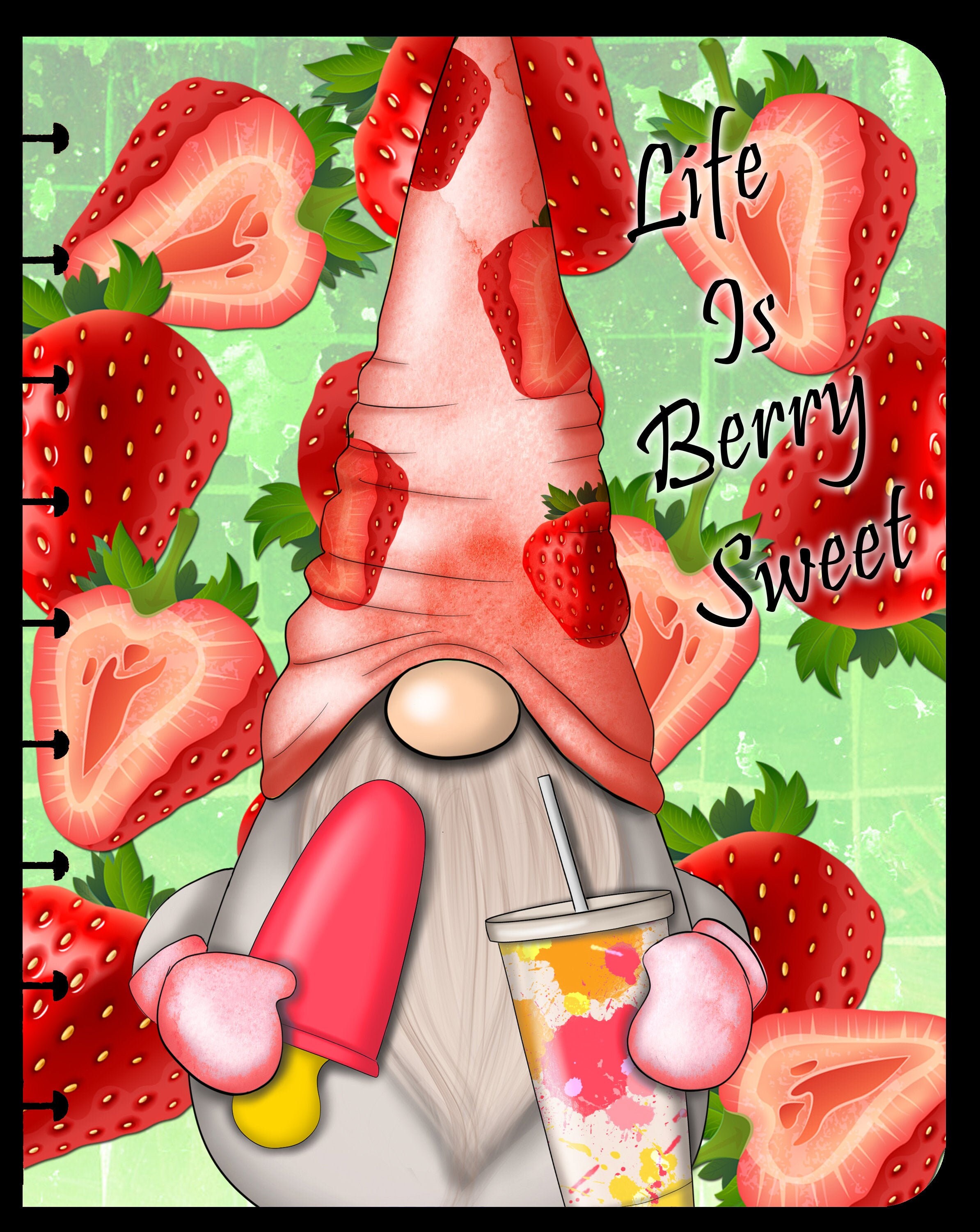 Strawberry Gnome Cover | Etsy