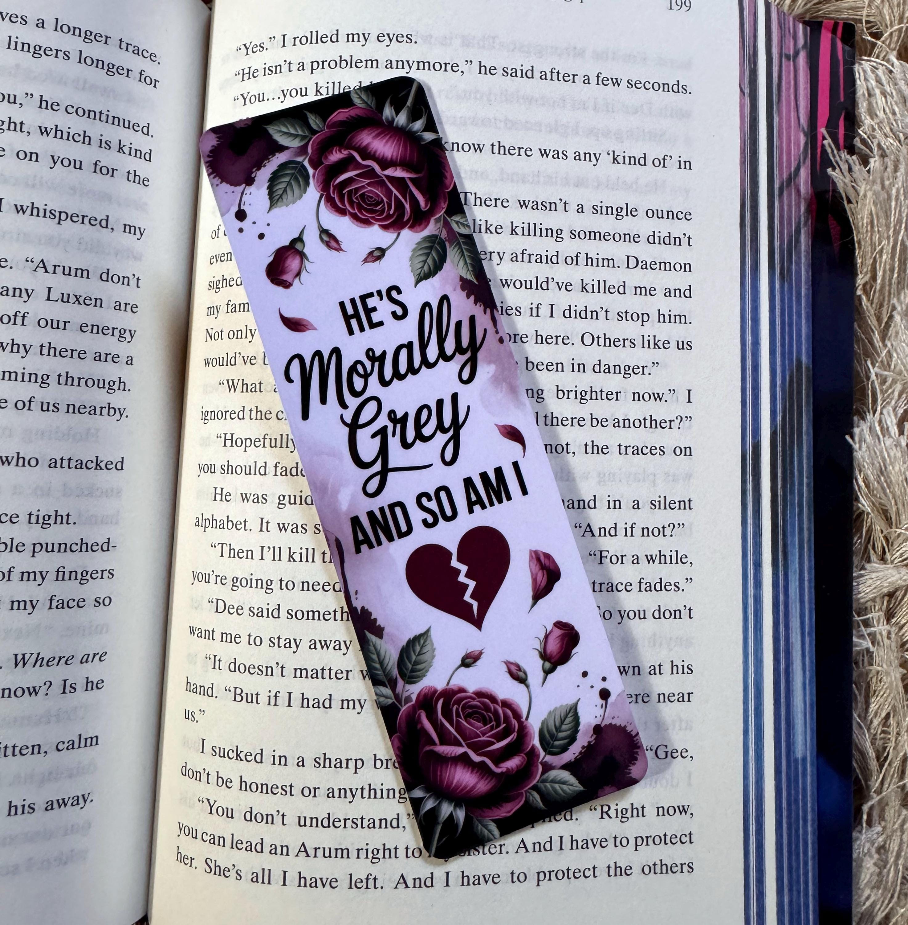 Dark Romance & Morally Grey Bookmarks: Spicy Book Lover Gift for Trope ...
