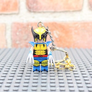 New Figure Keychain  &quot;The Pain Lets You Know You’re Still Alive.&quot; ~~ Wolverine Logan keyring keychain
