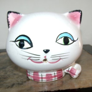 Vintage Holt Howard Kozy Kitten String holder 50s Kitsch Japan Ceramics