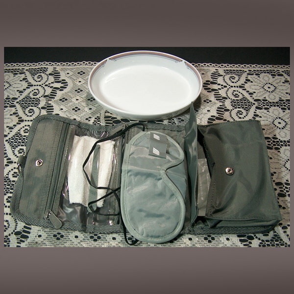 United Airlines Memorabilia / Noritake Airline Dish / United Air Toiletries Kit / Airline Souvenirs / Vintage Sleep Mask
