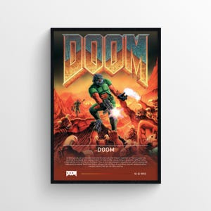 DOOM Eternalのドゥームスレイヤーの高品質ポスター - Etsy 日本