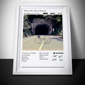 The Backseat Lovers Poster Druck | When We Were Friends Album Poster | Musik Poster | Album Cover Poster | Wanddekoration | Musik Geschenk