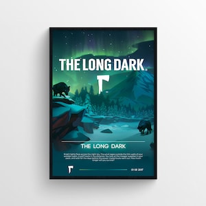Póster de The Long Dark / Póster de juegos / Impresiones de videojuegos / Pósteres de decoración de pared / Regalo de juegos / Póster de videojuegos / Decoración de juegos