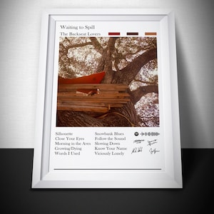 The Backseat Lovers Poster Druck | Warten auf Spill Album Poster | Musik Poster | Album Cover Poster | Wanddekoration | Musik Geschenk