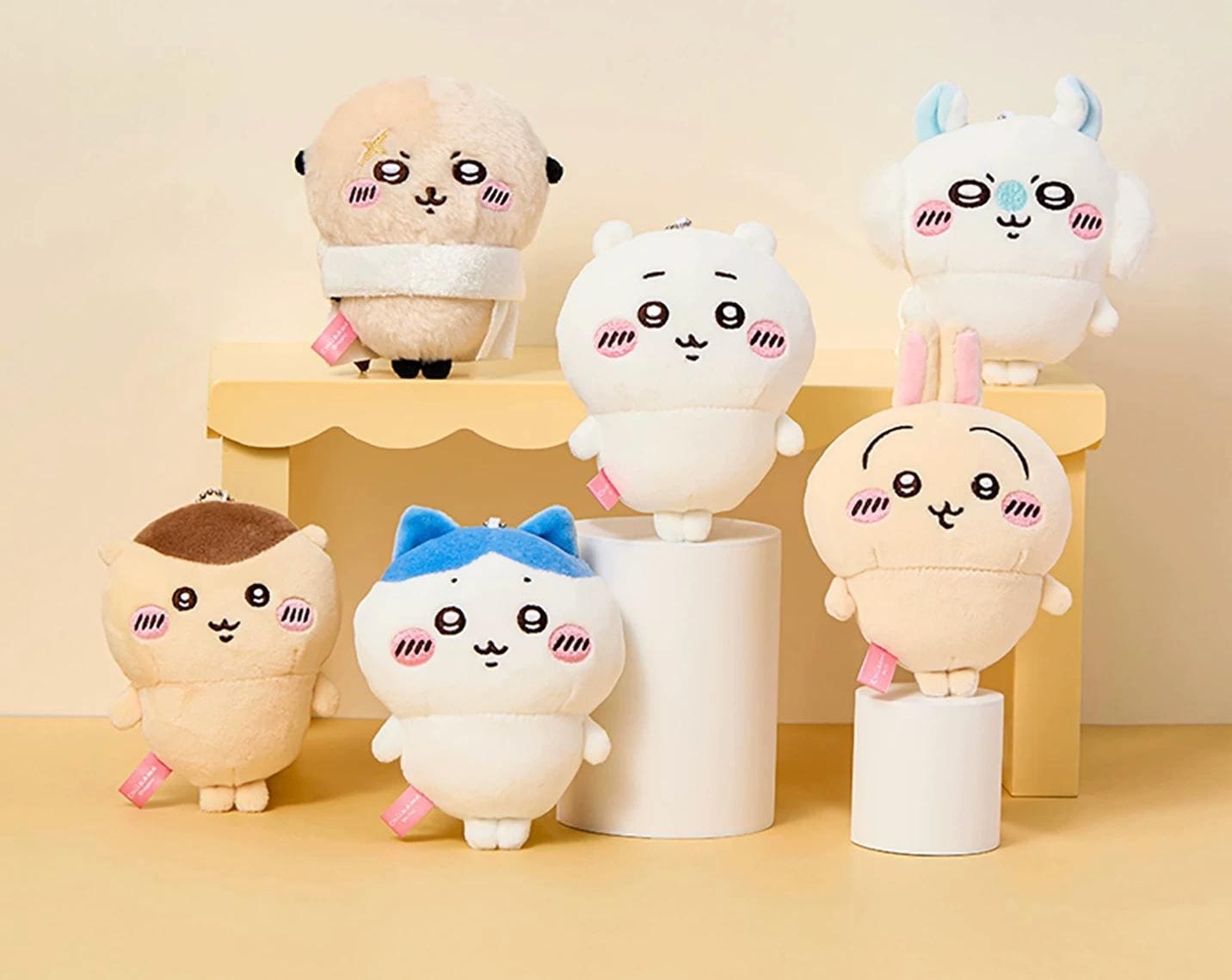 PREORDER Chiikawa Usagi Hachiware Momonga Rakko 10cm Plush, Home