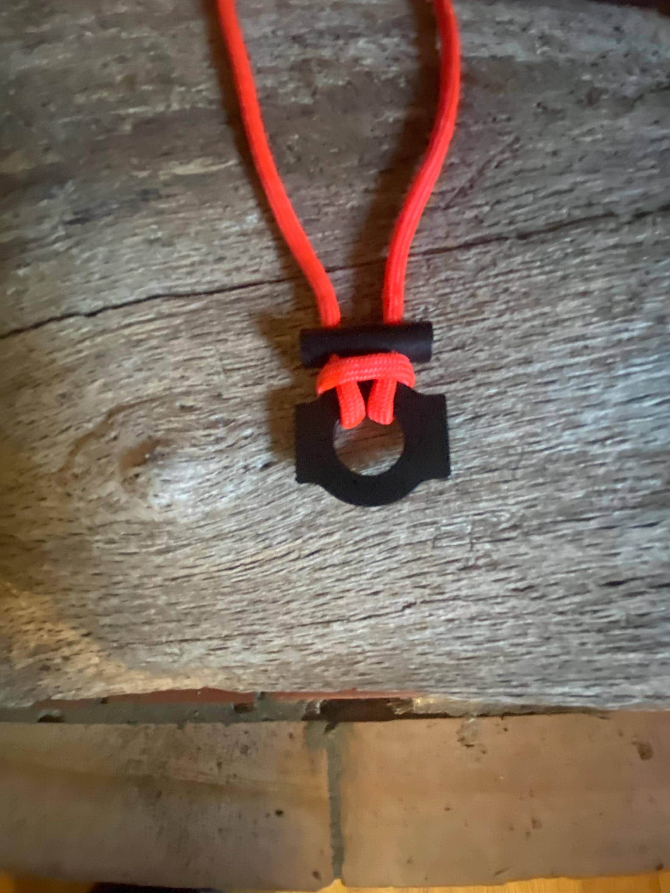 Survival Fire Starter, Ferrocerium Rod & Striker Pendant Necklace - Etsy