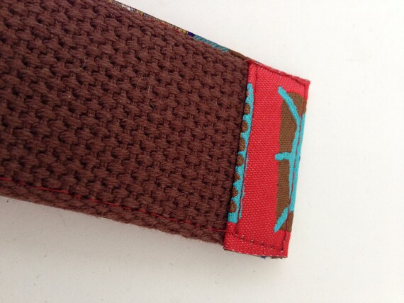 Red Mosaic Ribbon Belt With Pin Buckle - Etsy display picture 3