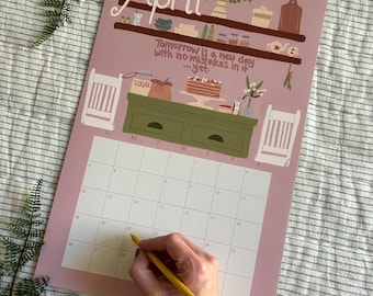 Anne of Green Gables ACADEMIC Wall Calendar / 2026-2027 / Gouache Illustrations and Book Quotes