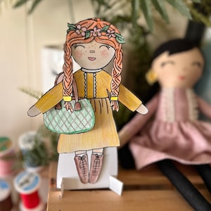 Anne of Green Gables Collection - Paper Doll - DIGITAL DOWNLOAD - paper craft project