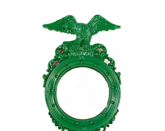 Green Federal Eagle Convex Mirror