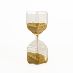 Glass Hourglass Desk Decor, Sand Clock