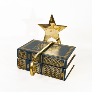 Metal Stars With Gold Base Stocking Holder