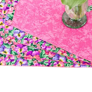 Pink 80s Reversible Placemats - Set of 4