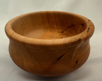 Handcrafted Maple Wood Bowl, Locally Sourced