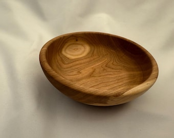 Cherry wooden bowl