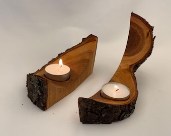 Northern Lights Candleholders