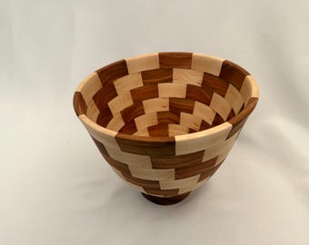Maple and Mahogany Bowl