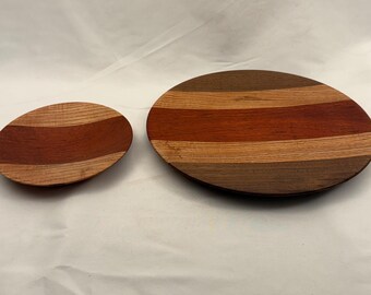 Duo Wooden Plate set