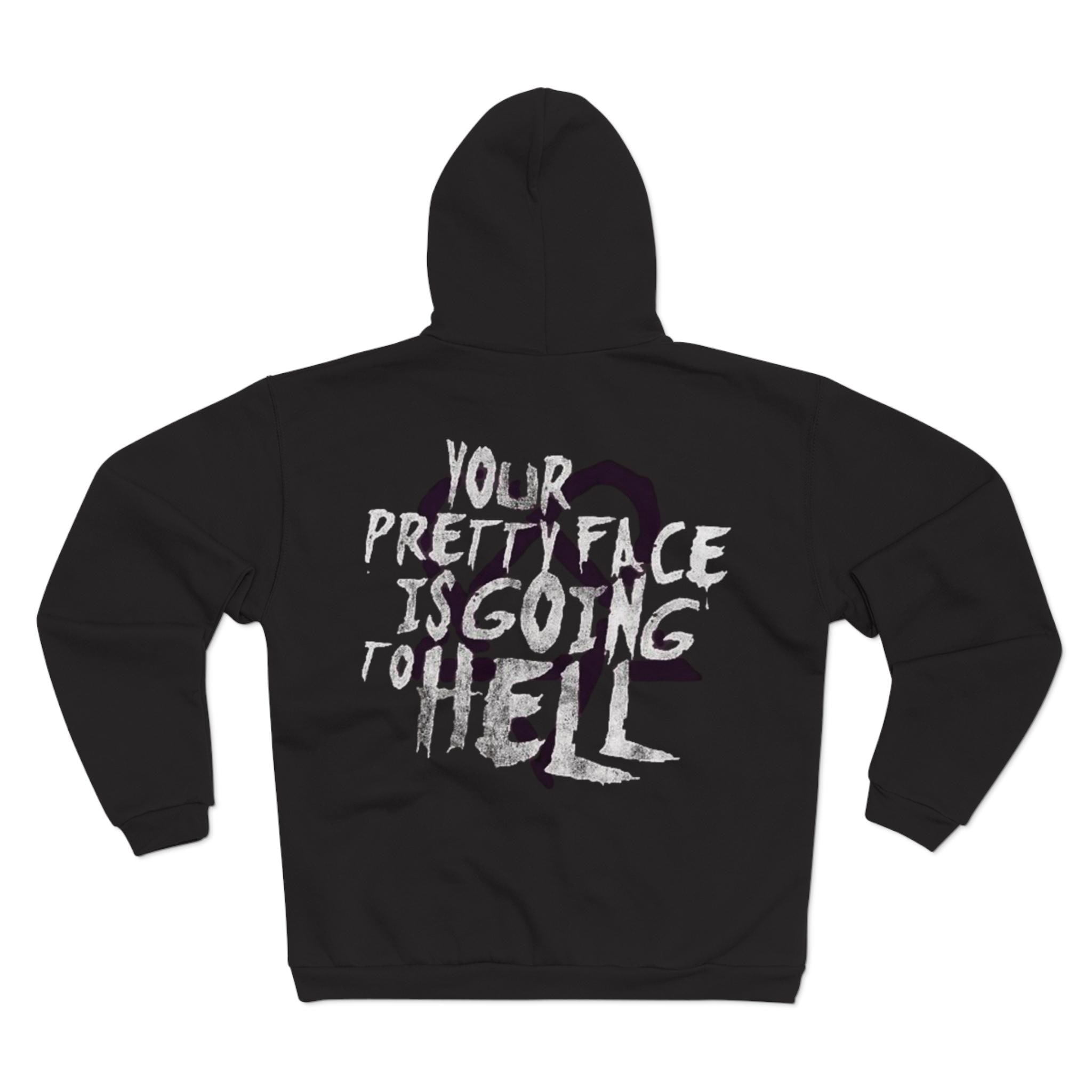 Buy Black Metal Hoodie With Band Logo Online In India India