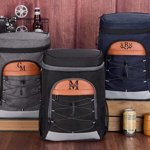 Personalized Beer Cooler Backpack,Custom Beer Cooler Bag,Hiking Cooler Bags,Insulated Cooler Beer Bag,Groomsman Gift ,Christmas Gift For Man