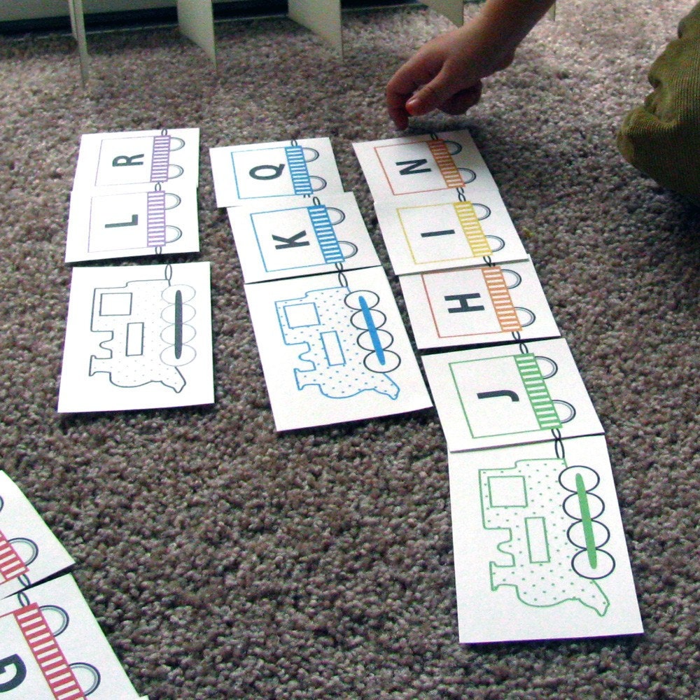 PRINTABLE Word Trains Etsy