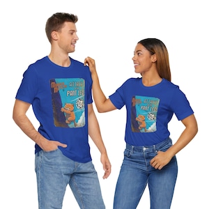 Camiseta con póster retro de gato Murder Mittens - Ataque de la pernera del pantalón - Algodón, cuello redondo unisex
