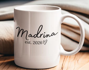 Madrina Mug Personalizada, Madrina Propuesta Bautizo, Regalo Para Madrina, Taza Personalizada, Madrina Gift, Quieres Ser Mis Padrinos