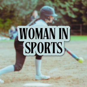 Sticker femme sport