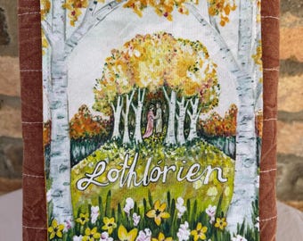 Handmade Book Sleeves - Lord of the Rings Lothlorien