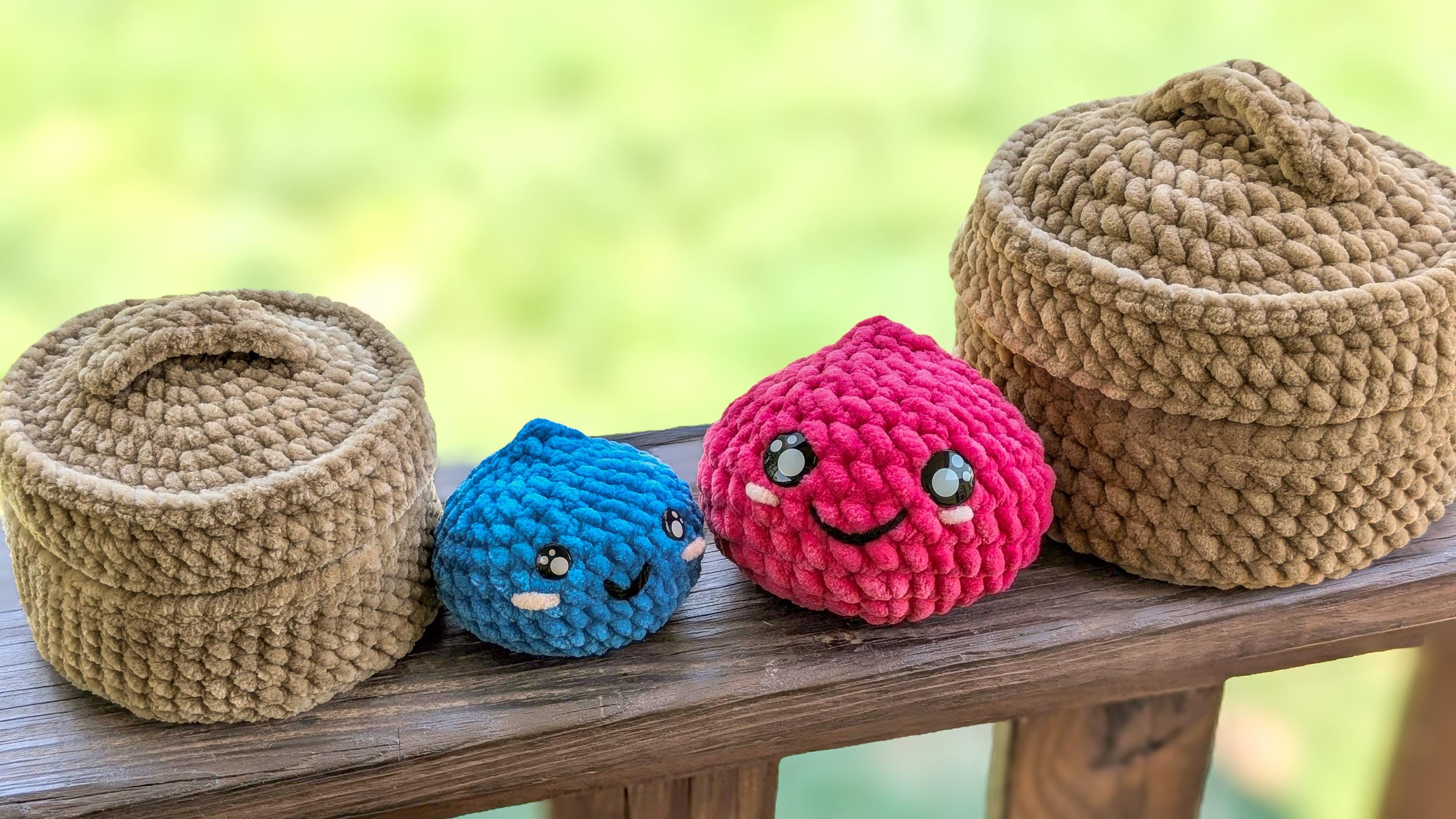 The Viral Dumpling Crochet Pattern | Beginner-friendly Amigurumi Basket ...