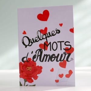 Carte A6 Amour