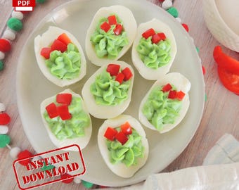 MEILLEURE RECETTE ufs farcis de Noël | Téléchargement instantané | Imprimable | pdf | Recette numérique | Repas-partage | Recette facile | Apéritif | Repas pour camping-car |