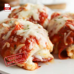 BEST RECIPE Pepperoni Chicken Roll ups | Instant Download | Printable | pdf | Digital Recipe | Homemade | Easy Recipe | RV Meals | Dinner
