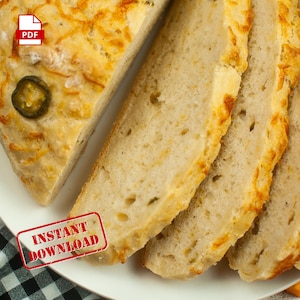 ハラペーニョチェダーブレッドのレシピ | スパイシーでチーズたっぷり（デジタルダウンロード）