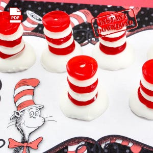 Bestes Rezept Dr. Seuss Katze im Hut Lecker | Dr Seuss Rezepte | Dr. Seuss Food Rezepte | Digitales Rezept | Sofortdownload | Druckbares Rezept