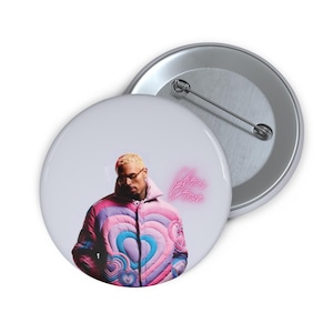 Chris Brown Button