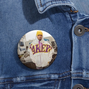 Chris Brown Custom Button