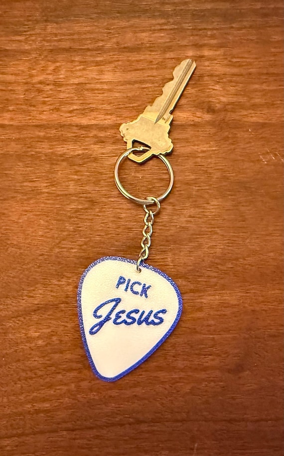 Porte-clés De Cou I Heart Love Jesus Bleu Et Blanc - Porte-badge Unisexe (occasion)
