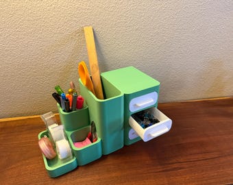 3D Printed 3 drawer desk organizer