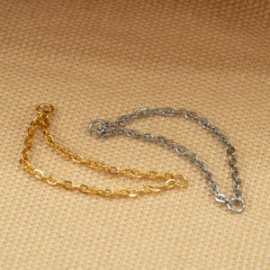 Double Earring Connector Chain • Titanium • Helix Earring Chain • Nose Ring Chain • Cartilage Piercing Chain • Conch Dangle • LJ27.24
