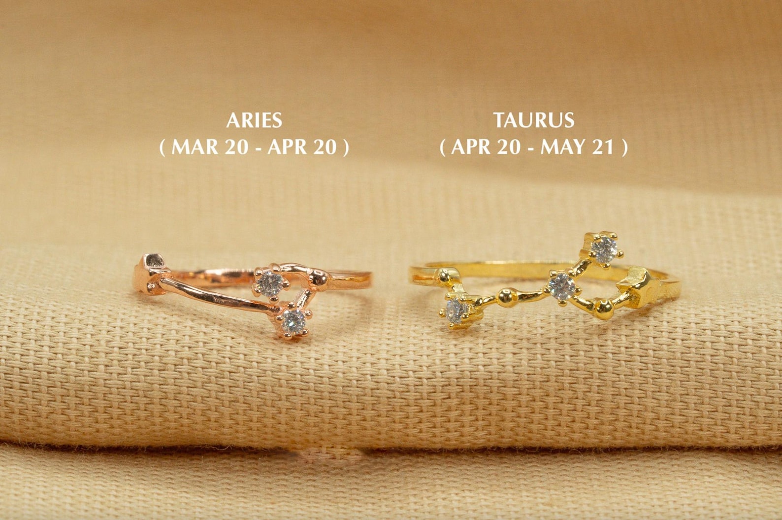 Star Sign Rings Constellation Rings • Zodiac Rings • 925 Sterling Silver Ring • Star ...
